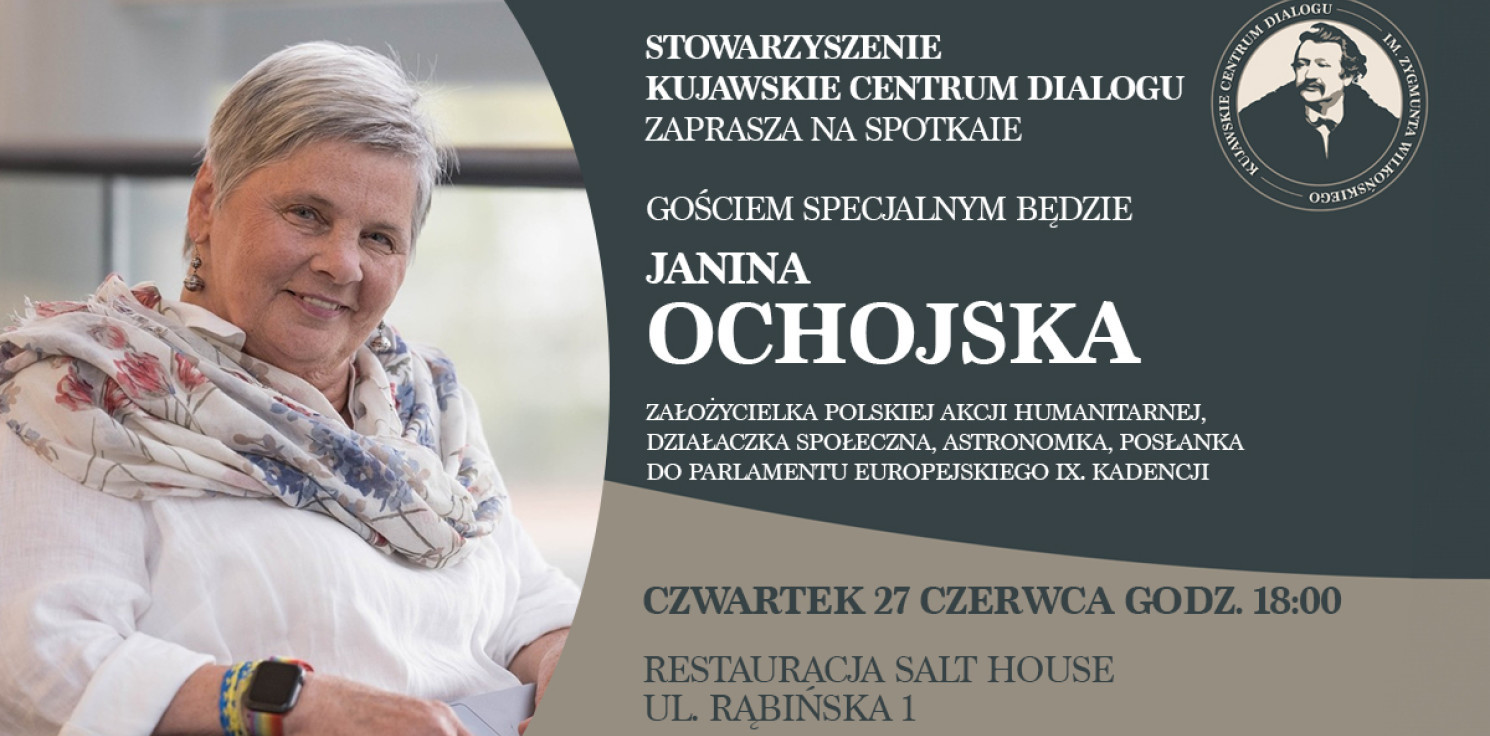 Inowrocław - Janina Ochojska przyjedzie do Inowrocławia