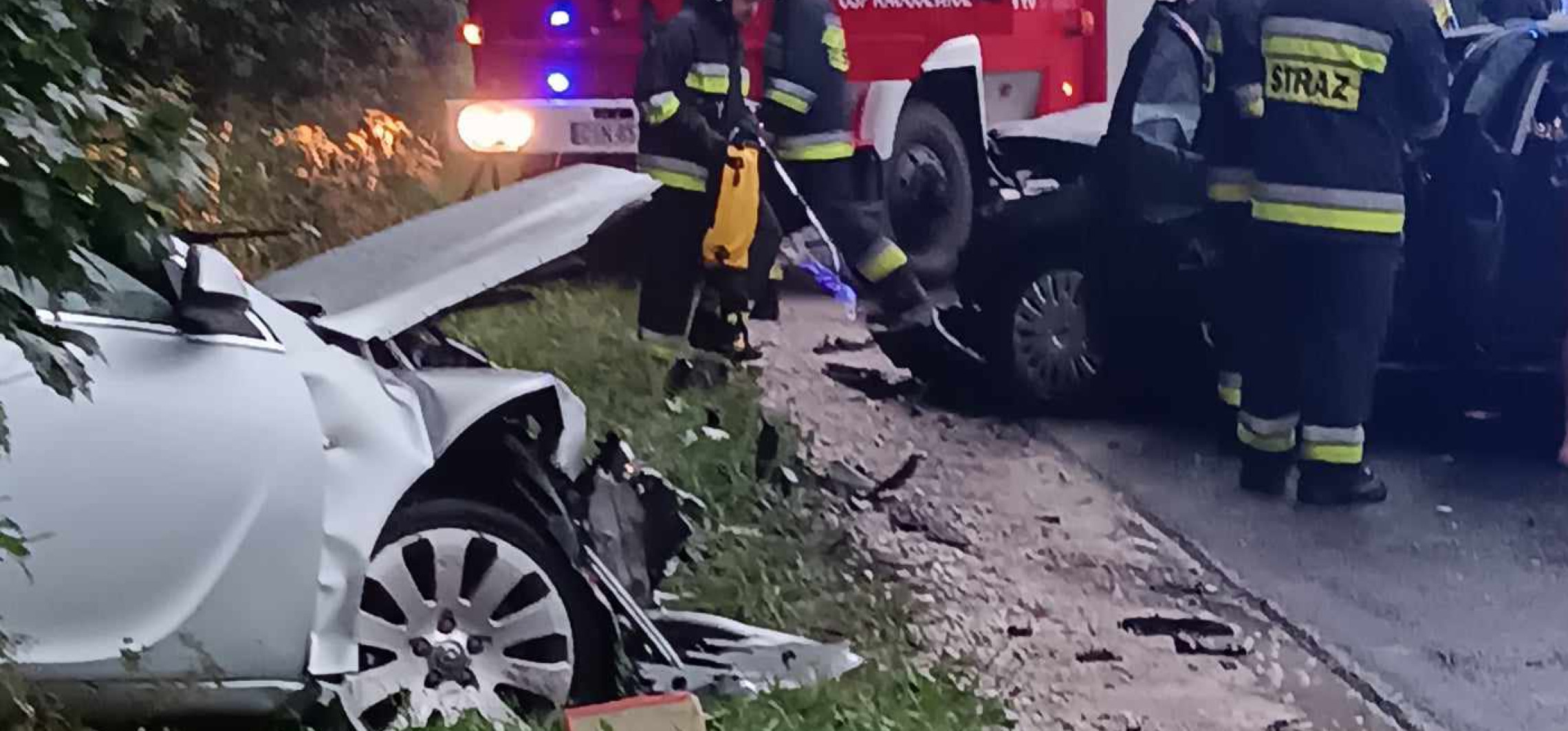 Region - Groźny wypadek w regionie. Zderzyły się dwa auta