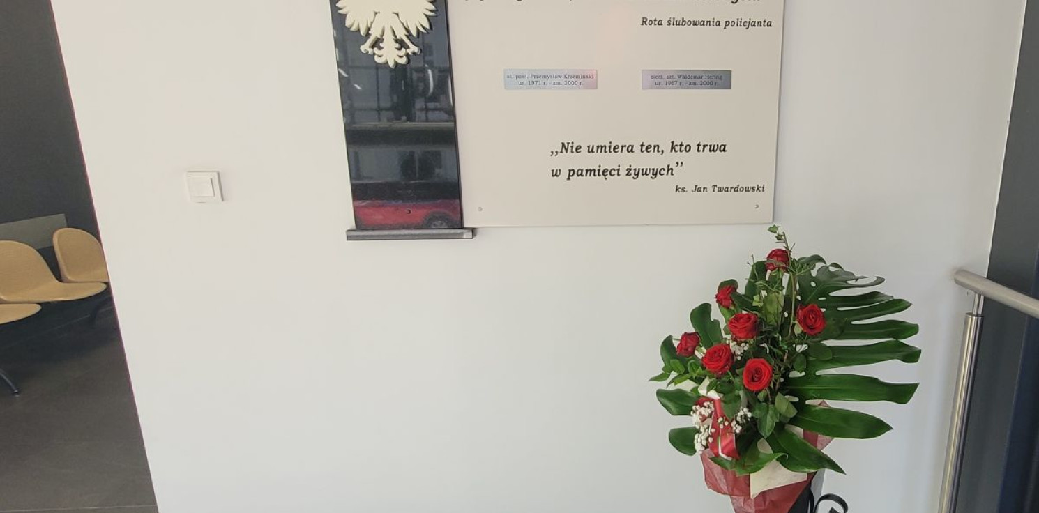 Inowrocław - Pamiętali o policjantach, którzy zginęli na służbie