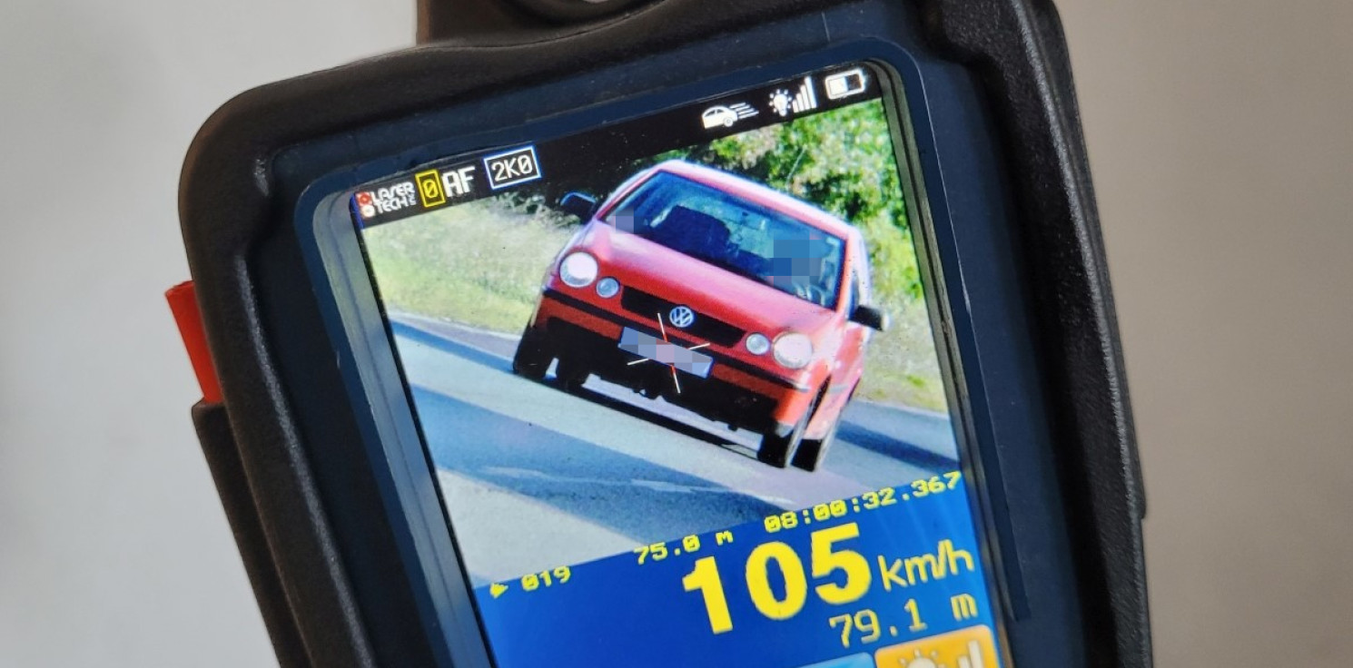 Gmina Inowrocław - W Tupadłach rozpędziła się do 105 km/h