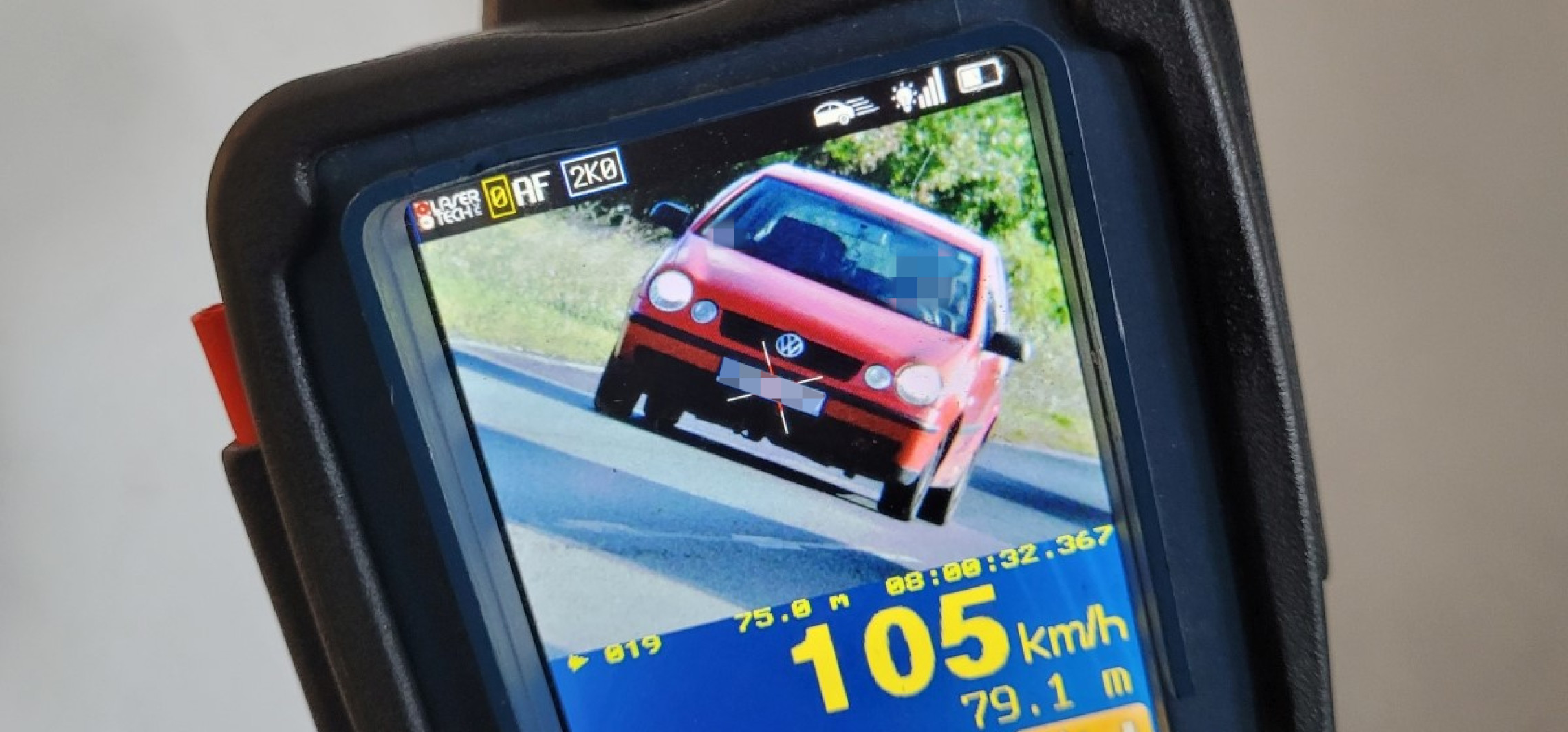 Gmina Inowrocław - W Tupadłach rozpędziła się do 105 km/h