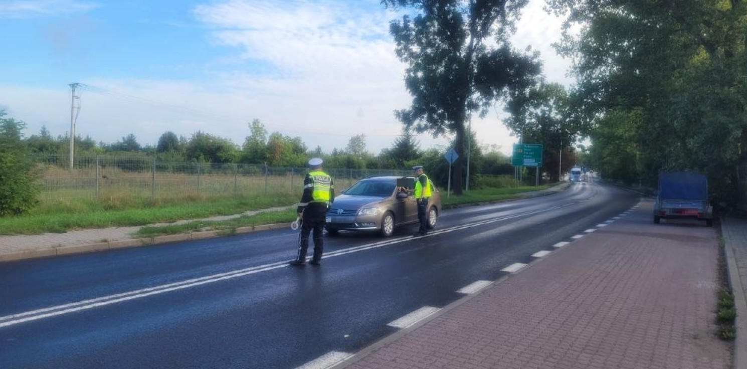 Inowrocław - Jeden z kierowców na długo zapamięta sobotni "trzeźwy" poranek