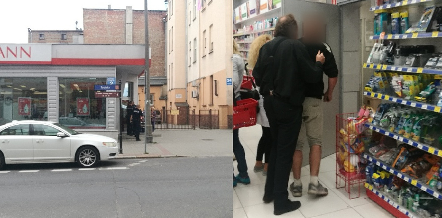 Inowrocław - Chciał okraść drogerię. Był pijany
