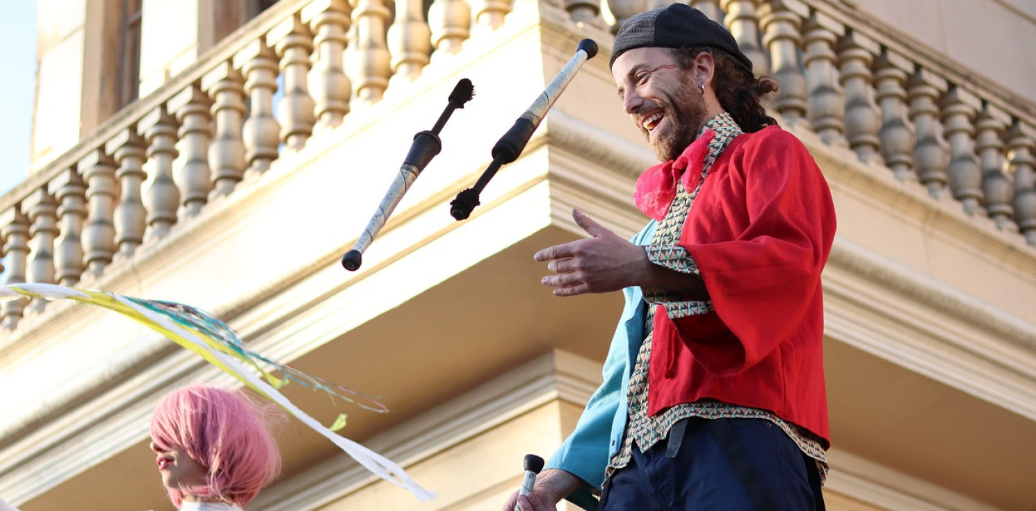 Inowrocław - Cyrkowa niedziela na inowrocławskim Rynku