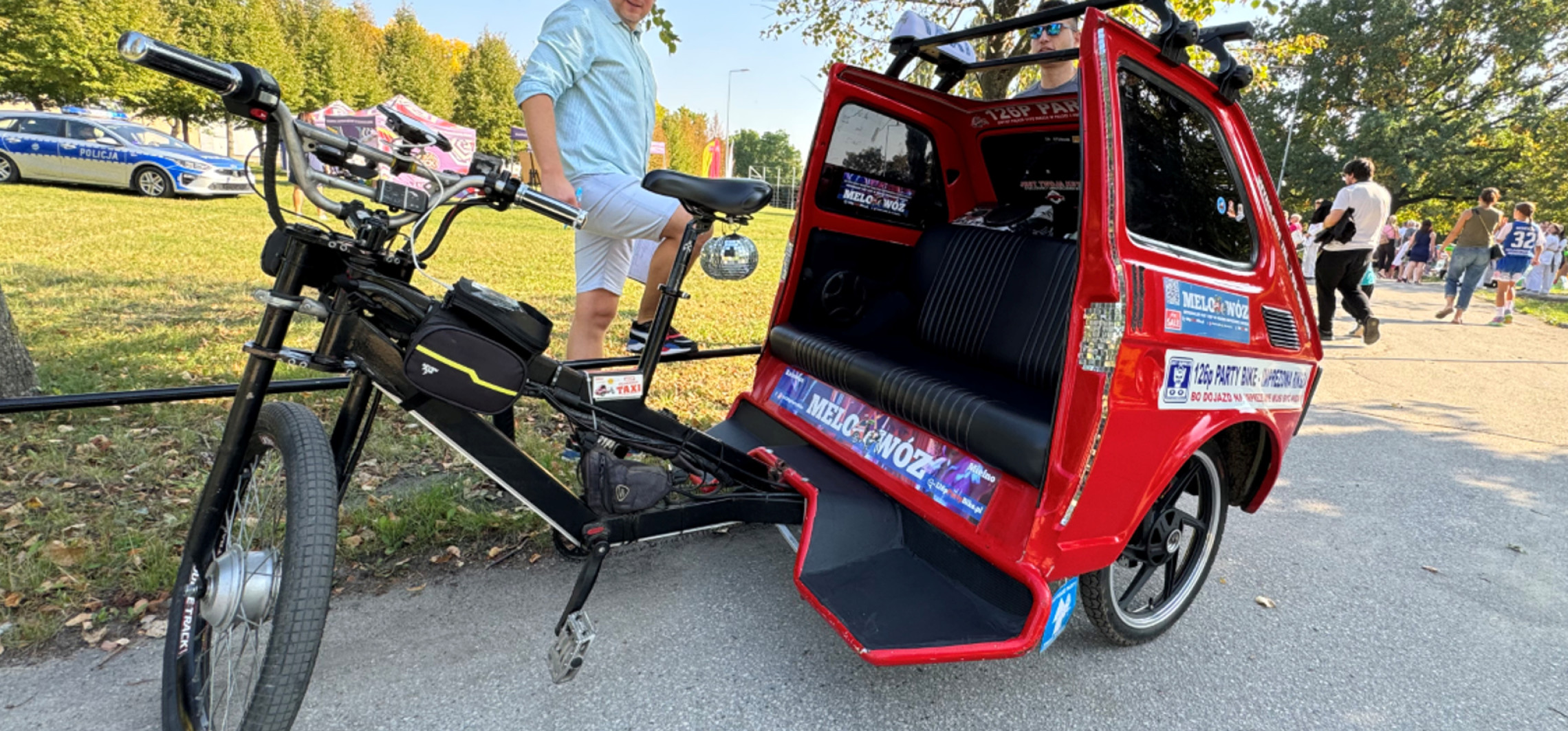 Inowrocław - Autobusem, rowerem, hulajnogą, albo rikszą. Przekonują, że nie trzeba jeździć autem