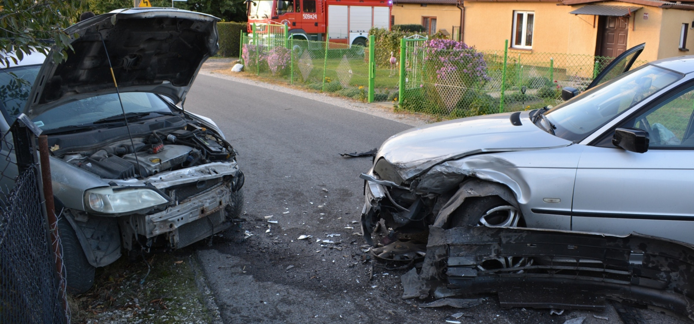 Radziejów - 22-latek za kierownicą BMW spowodował wypadek