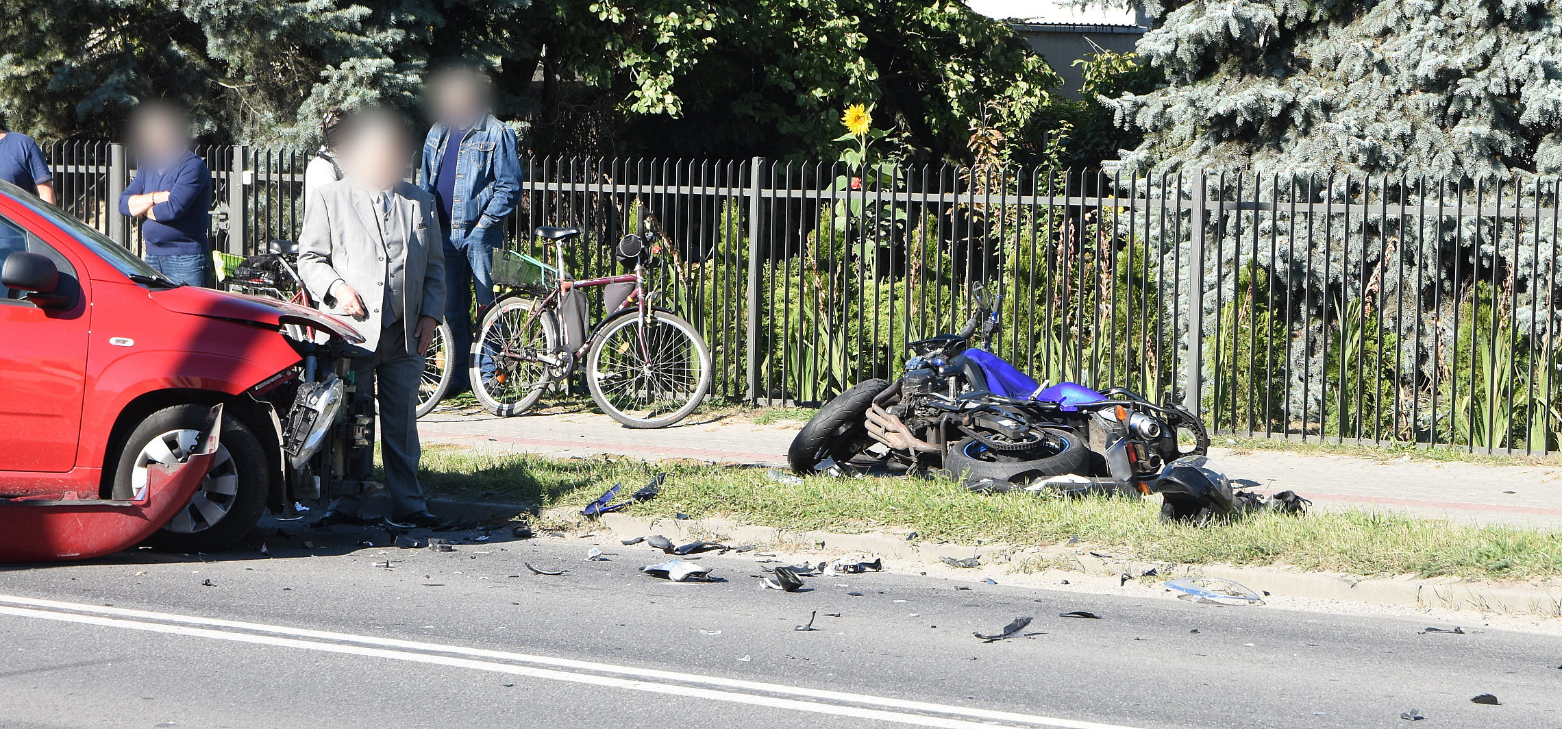 Inowrocław - Motocyklista zderzył się z osobówką