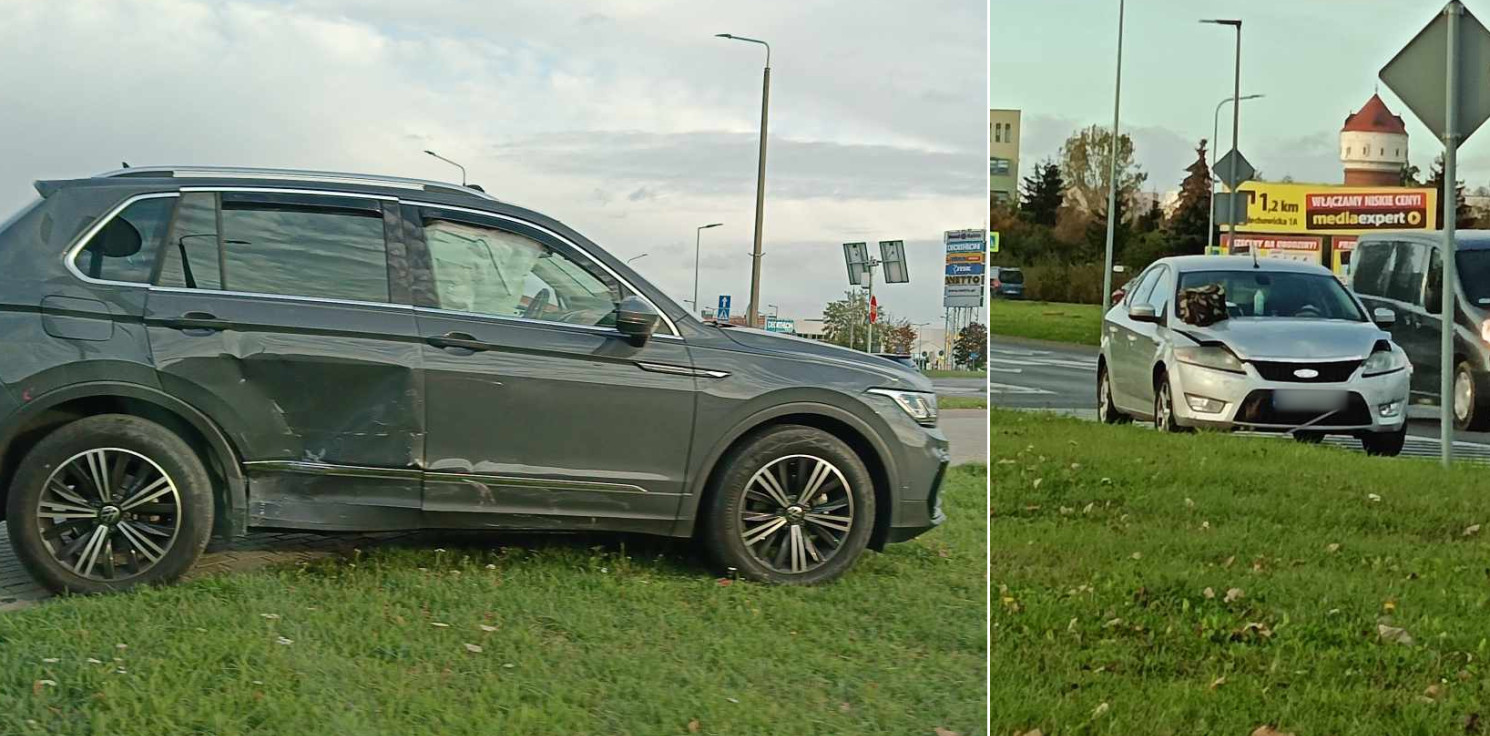 Inowrocław - Dwa auta zderzyły się na osiedlu Rąbin