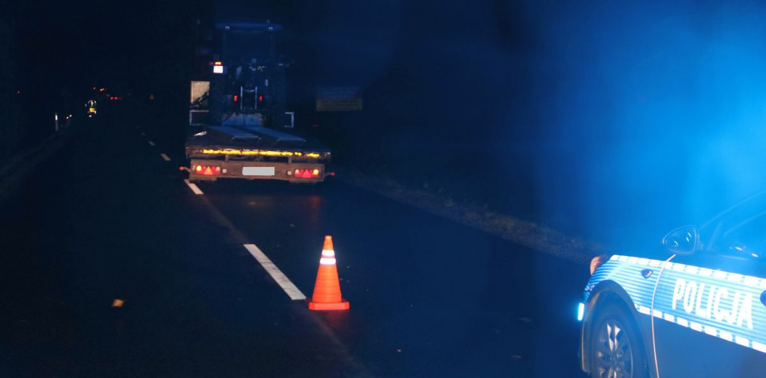 Region - 70-latek zginął potrącony przez ciężarówkę