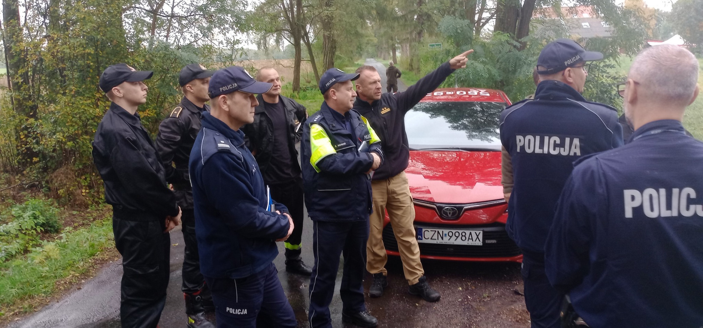 Region - Pożar lasu w wyniku upadku zestrzelonych dronów. Pierwsze takie ćwiczenia służb