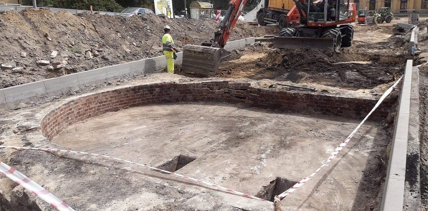 Inowrocław - Sensacyjne odkrycie przed dworcem kolejowym