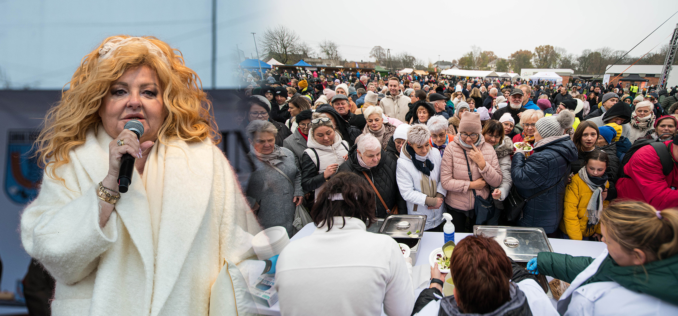 Gmina Inowrocław - Magda Gessler w Łojewie zdradziła przepis na gęsinę