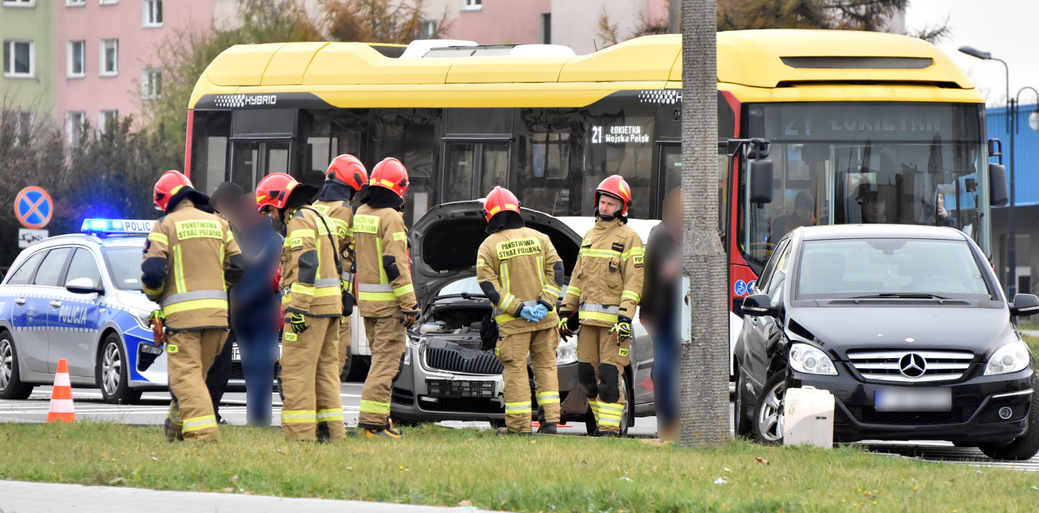 Inowrocław - Dwa auta zderzyły się na Rąbinie