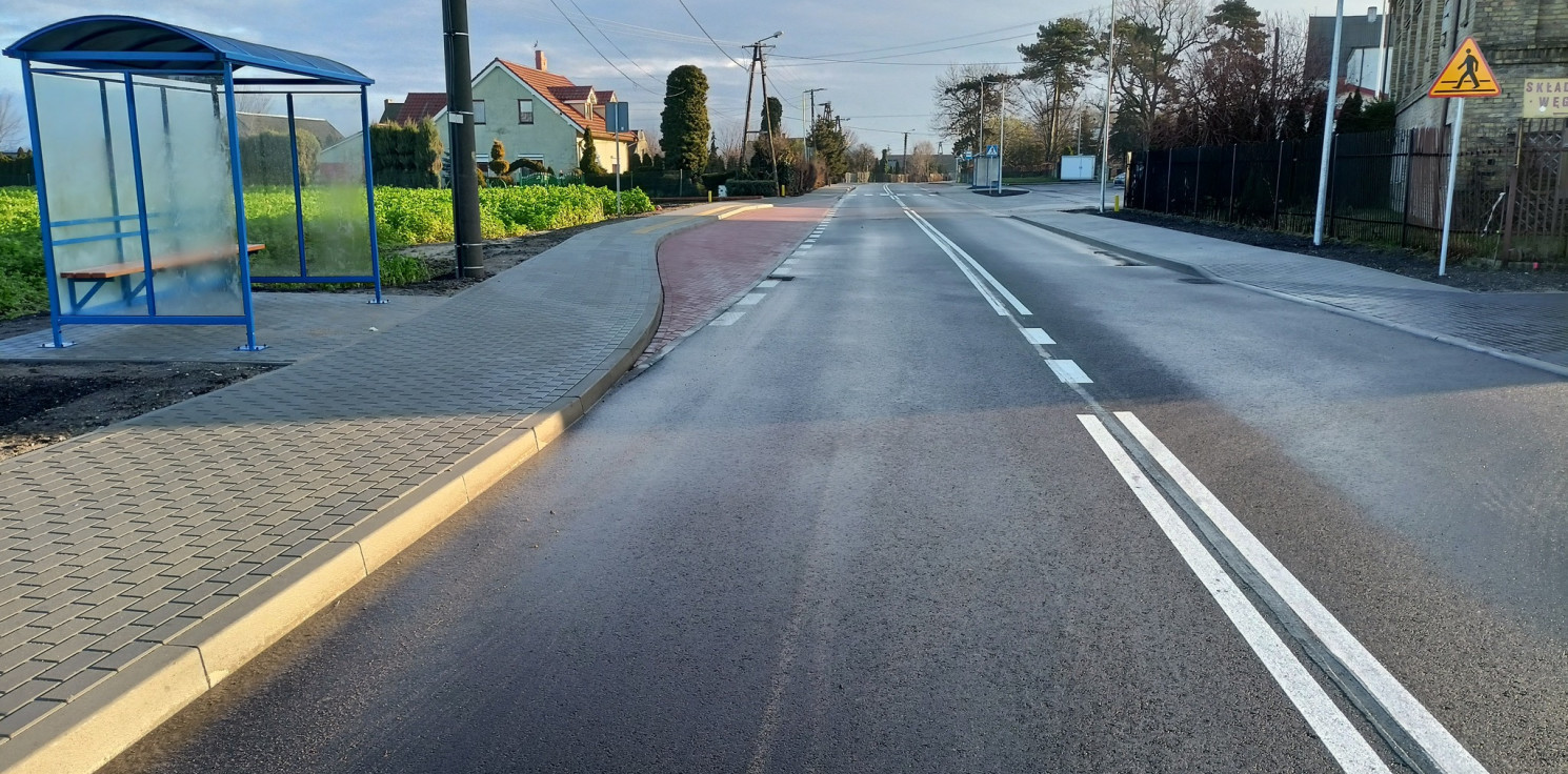 Gmina Inowrocław - Z Latkowa do Orłowa po nowej nawierzchni