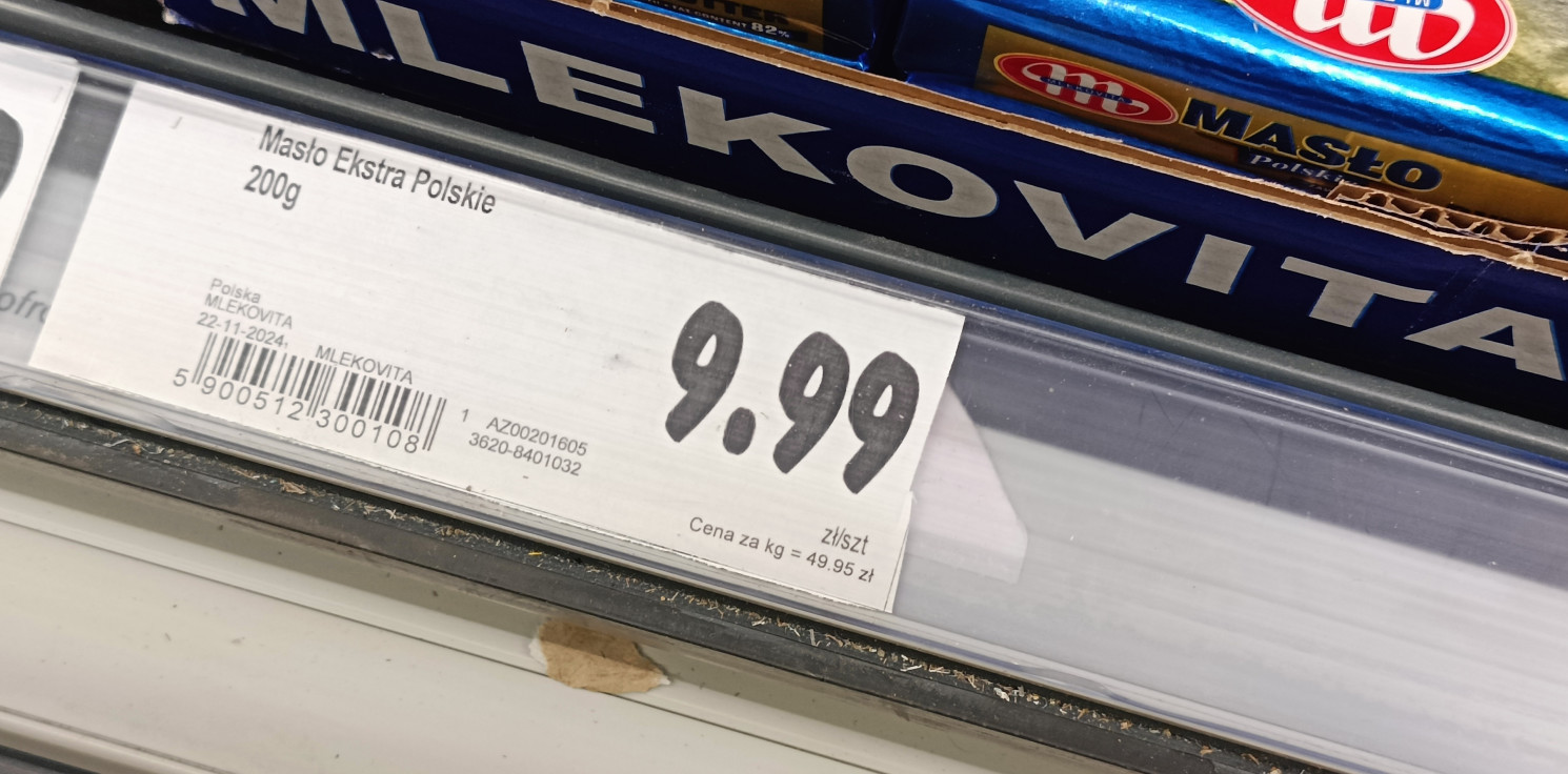 Inowrocław - Masło niczym towar luksusowy. Ile kosztuje w Inowrocławiu?