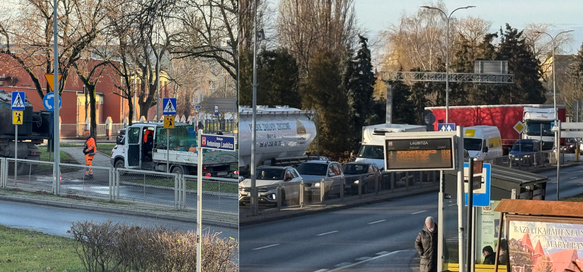 Inowrocław - Korkuje się centrum miasta. Przez roboty na rondzie