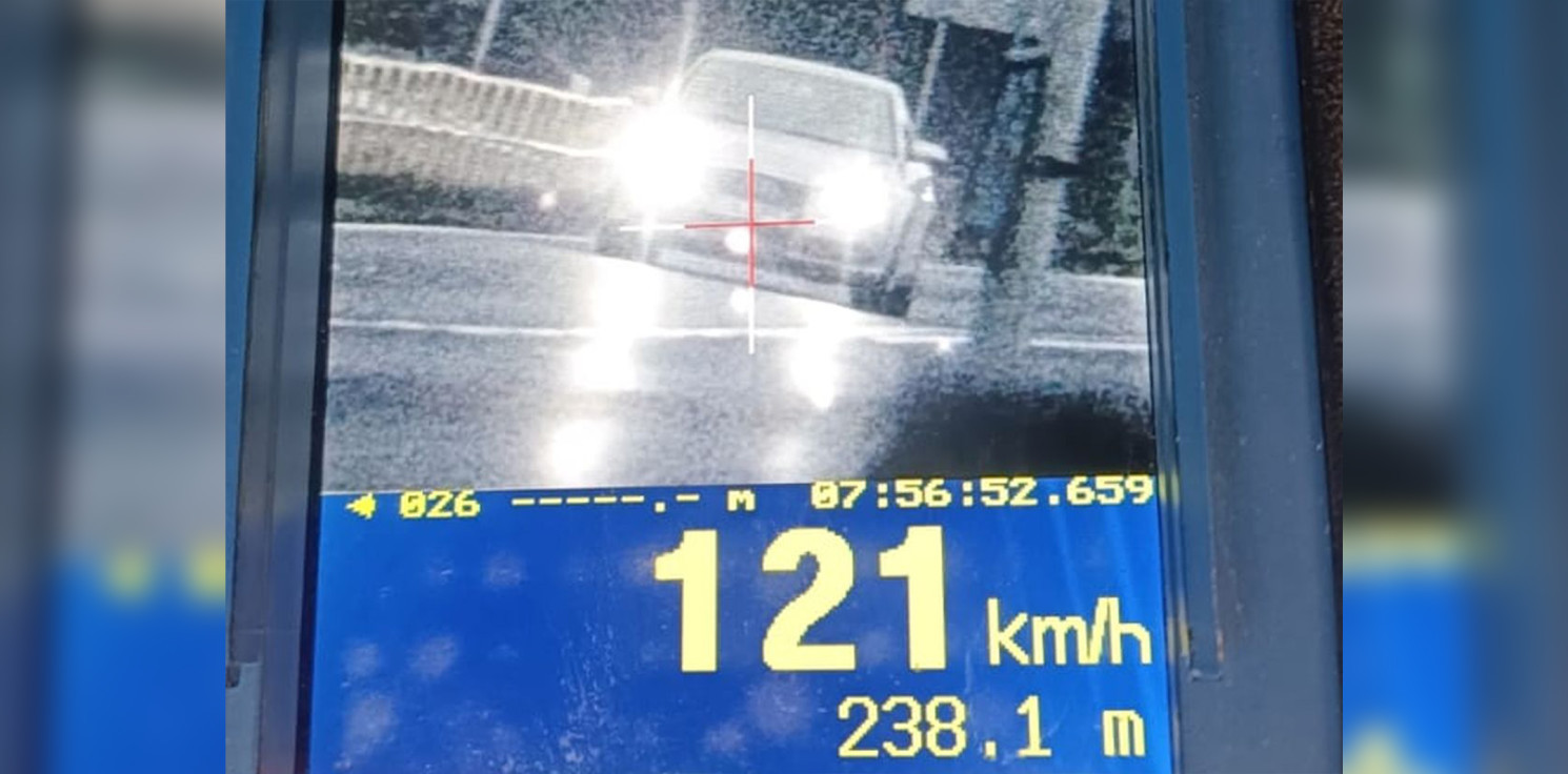 Gniewkowo - Jechał 121 km/h w terenie zabudowanym. Stracił prawo jazdy