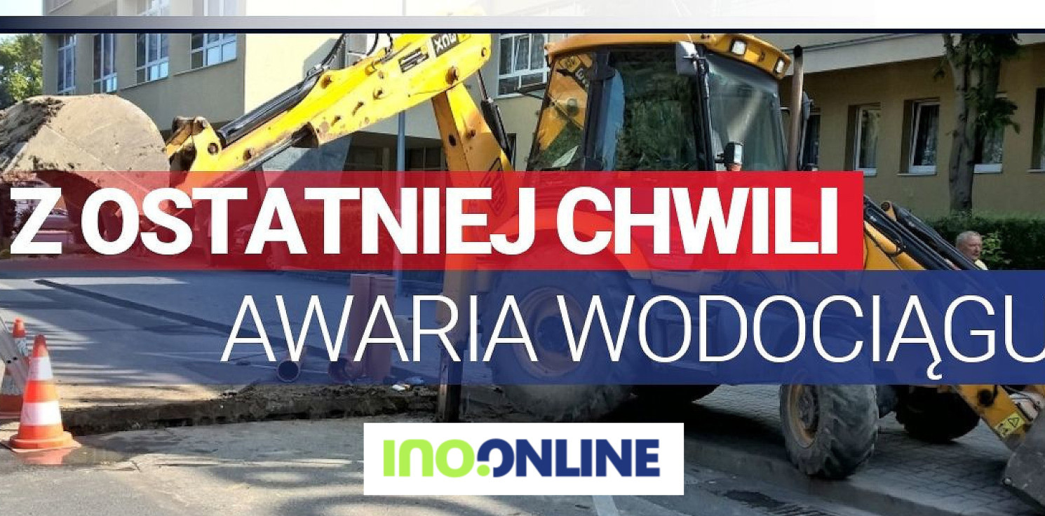 Inowrocław - Awaria wodociągowa na osiedlu Nowym