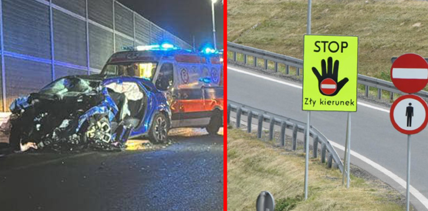 Inowrocław - Dwa czołowe zderzenia na A2. Te tablice mają temu zapobiegać