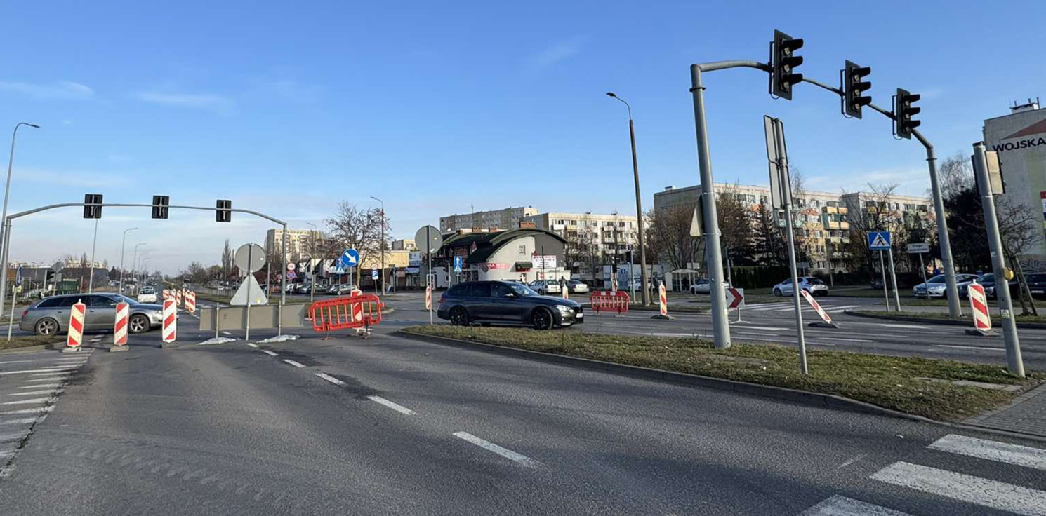 Inowrocław - Po awarii kolektora na Rąbinie jeździmy inaczej