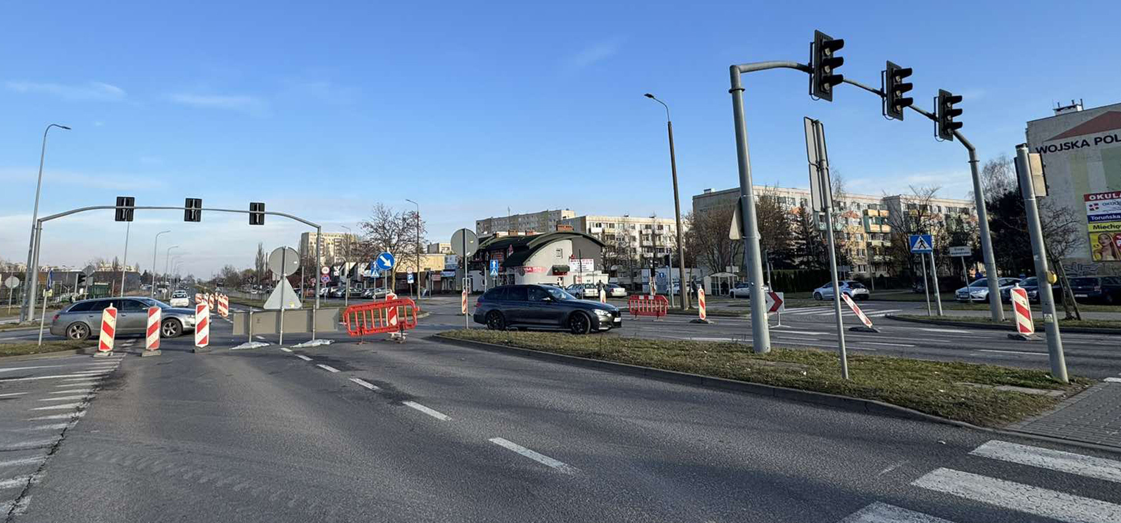 Inowrocław - Po awarii wodociągowej na Rąbinie jeździmy inaczej