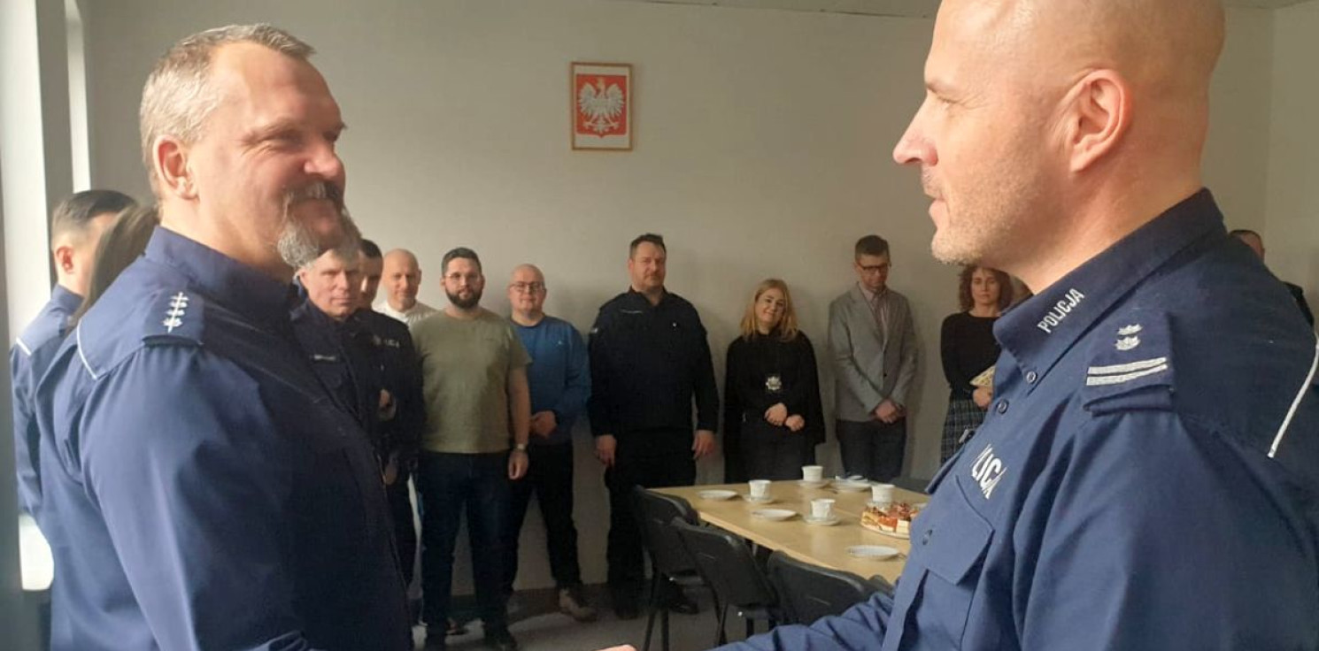 Inowrocław - Naczelnik patrolówki w inowrocławskiej policji pożegnał się z jednostką