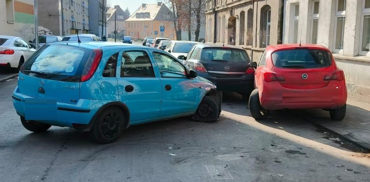 Inowrocław - Jedna stłuczka, cztery uszkodzone auta. W tle alkohol
