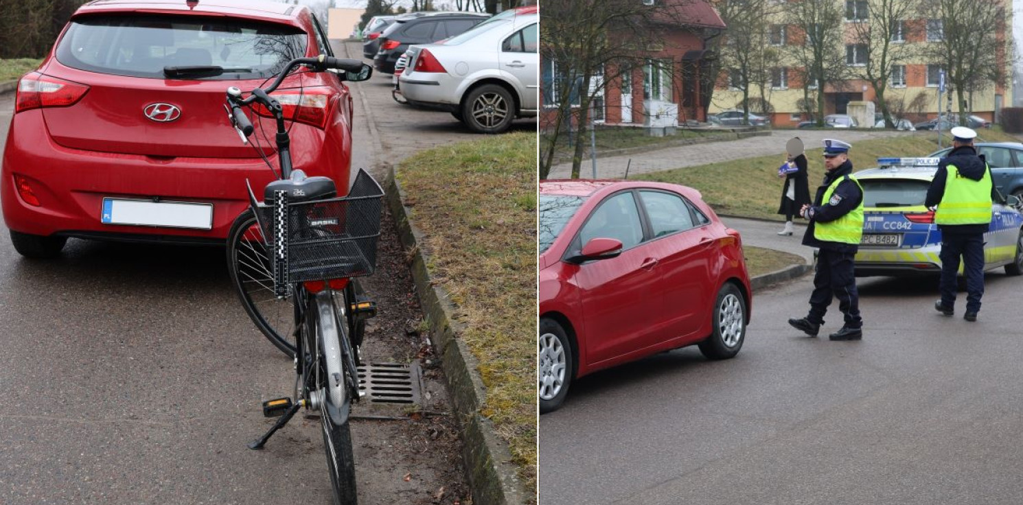 Inowrocław - 76-letni rowerzysta potrącony przez hyundaia