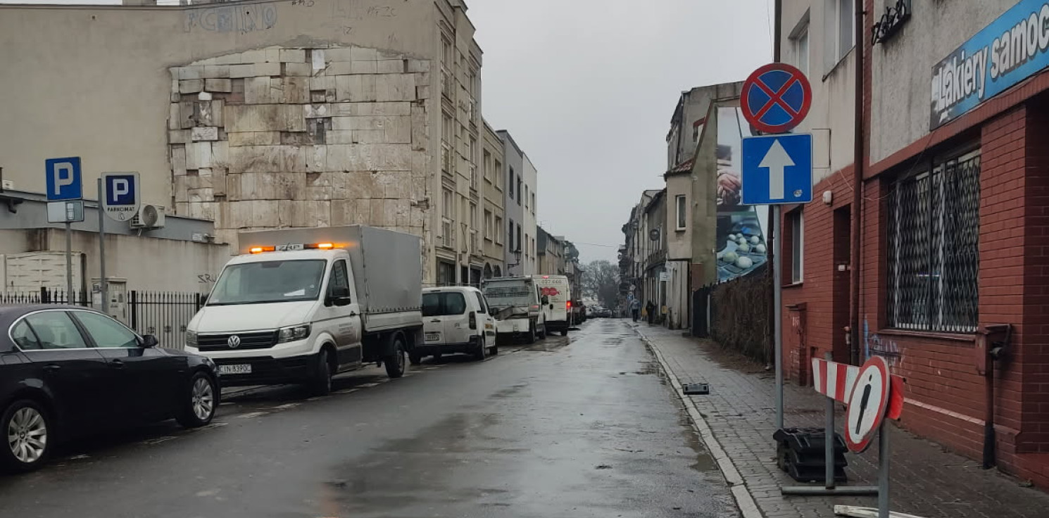 Inowrocław - Zmiana w centrum Inowrocławia po rozbiórce kamienicy