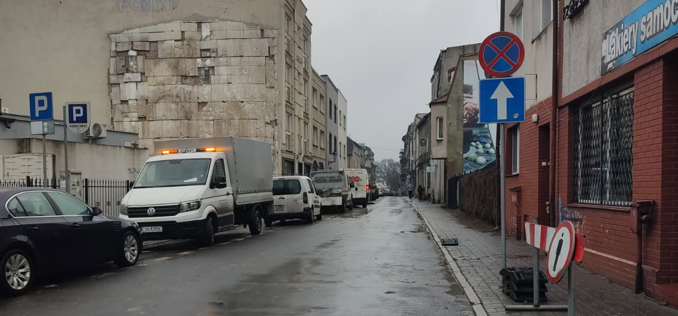 Inowrocław - Zmiana w centrum Inowrocławia po rozbiórce kamienicy