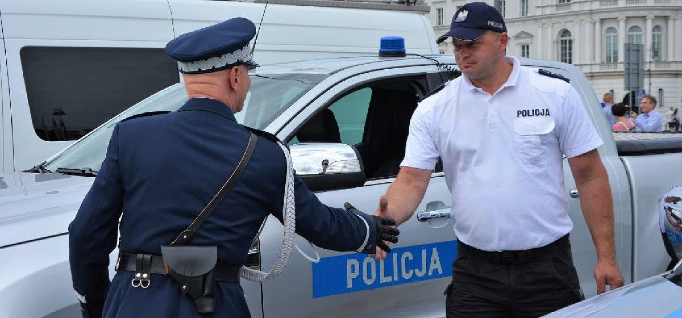 Kruszwica - Z Kruszwicy do stolicy na 100-lecie policji