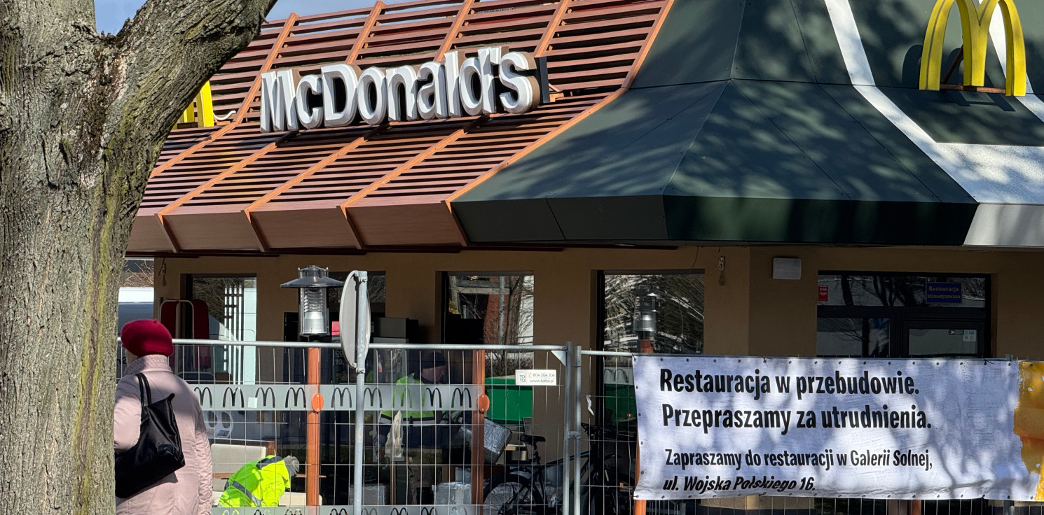 Inowrocław - Inowrocławski McDonald's zamknięty. Sieć kieruje w inne miejsce