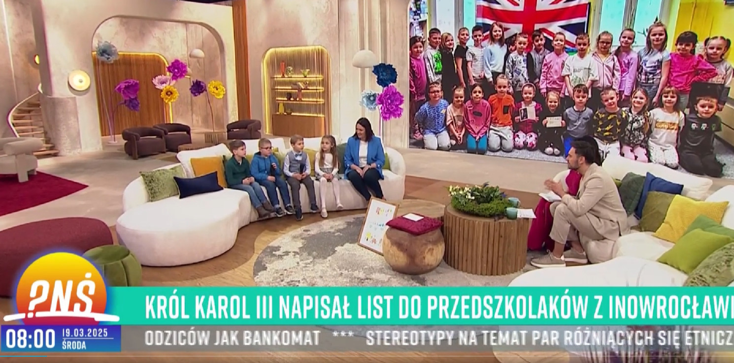 Inowrocław - Przedszkolaki z Inowrocławia wystąpiły w telewizji