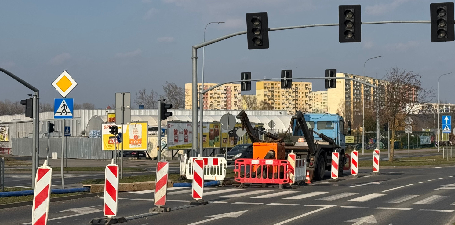 Inowrocław - Zmiany na Rąbinie z powodu prac przy kolektorze