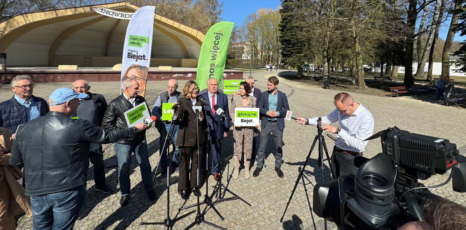 Inowrocław - Kandydatka Lewicy przyjechała do Inowrocławia. Stąd pochodzi jej rodzina