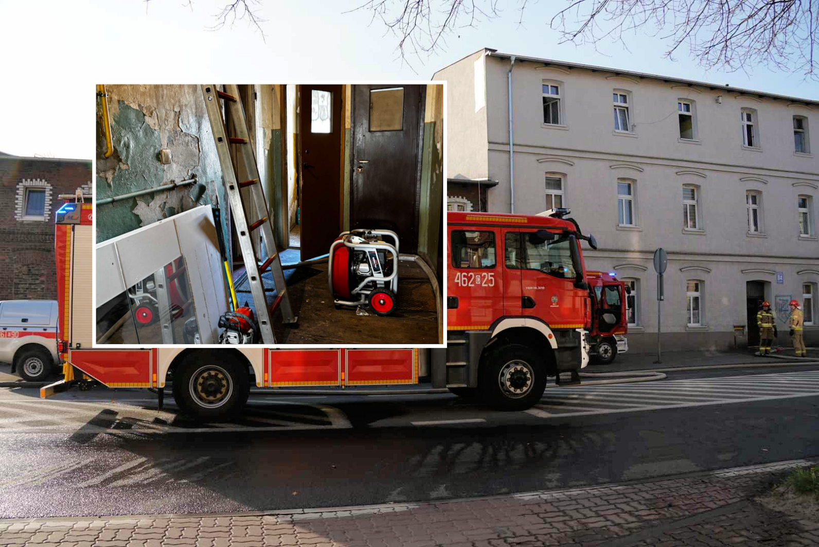 Tragiczny pożar na Toruńskiej. Zginęła jedna osoba