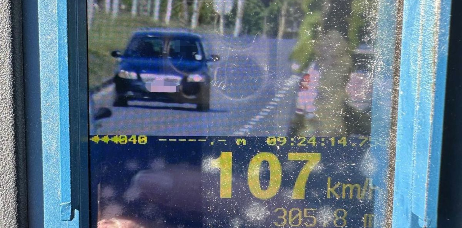Inowrocław - Przekroczył prędkość. 3 tysiące złotych mandatu