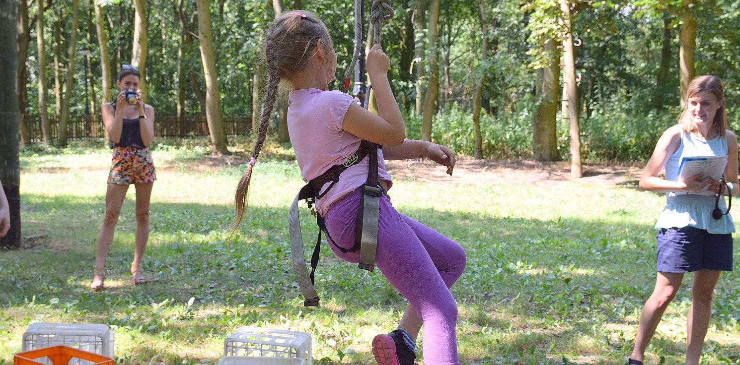Inowrocław - Park linowy otworzy się na małe dzieci