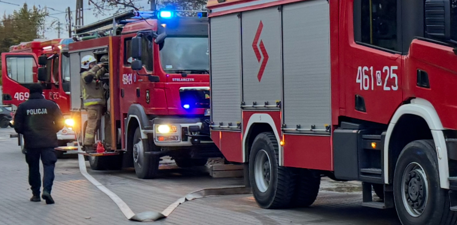 Region - Pożar mieszkania w regionie. Jedna osoba ucierpiała