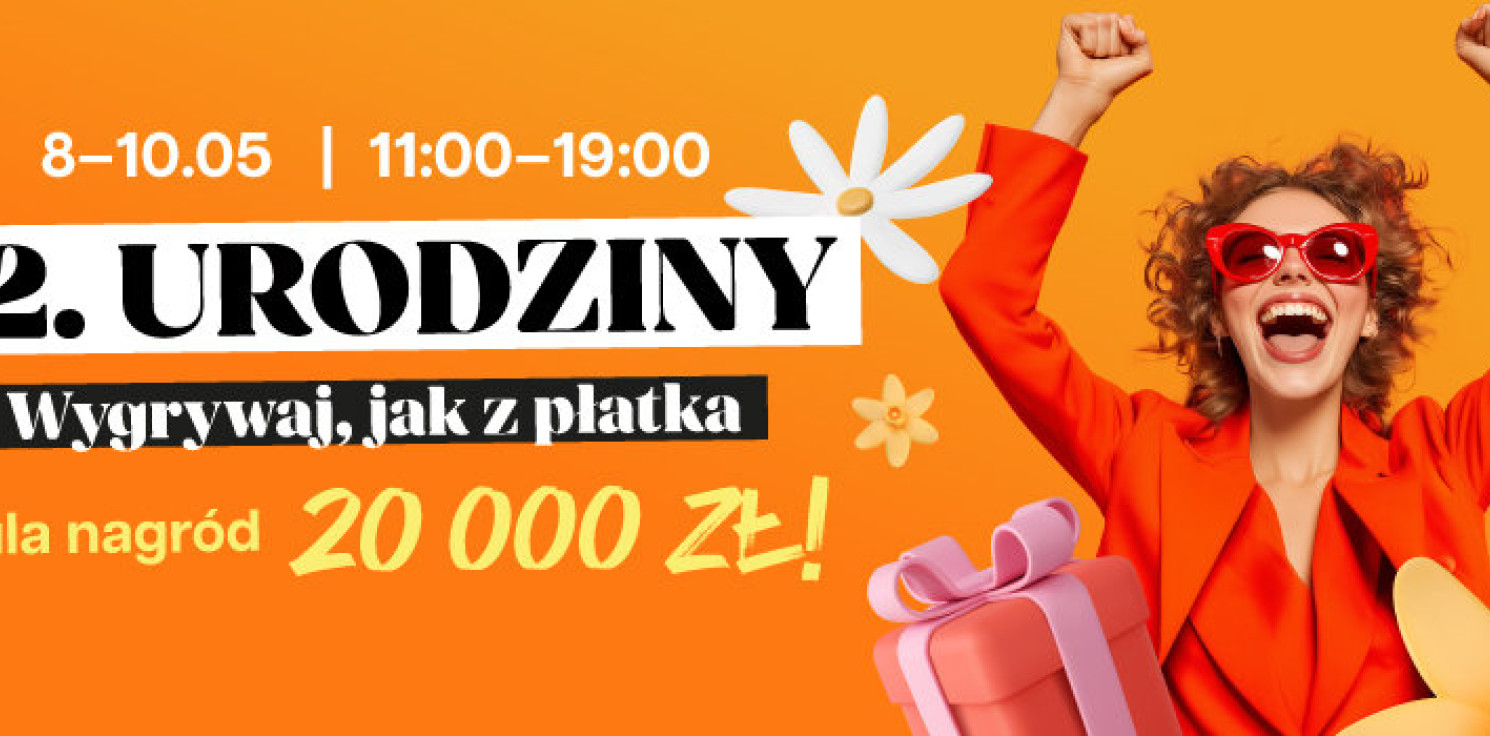 Inowrocław - Galeria Solna kończy 12 lat! Pula nagród w urodzinowym konkursie to 20 tysięcy złotych