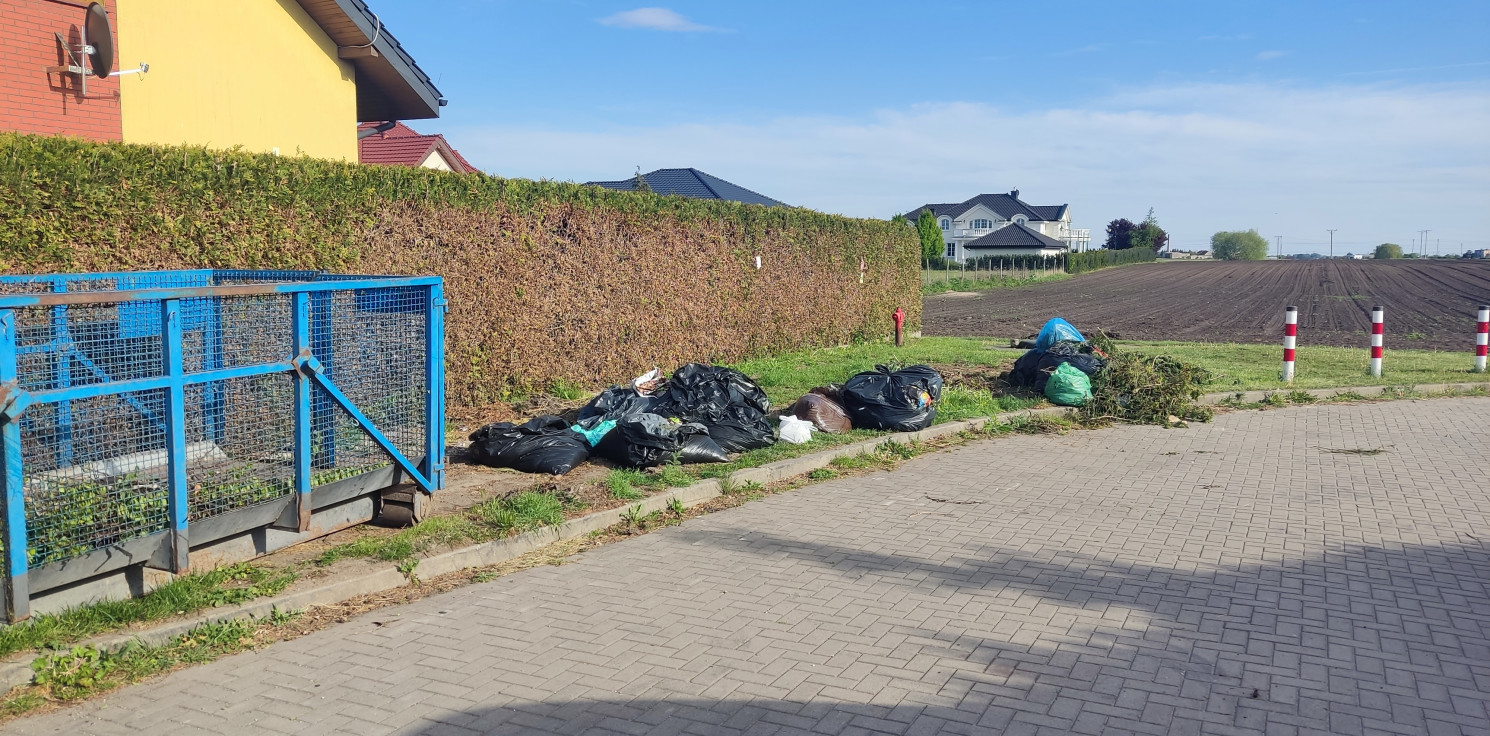 Inowrocław - Mieszkańcy tej ulicy mają problem z odpadami. Ratusz przeprasza