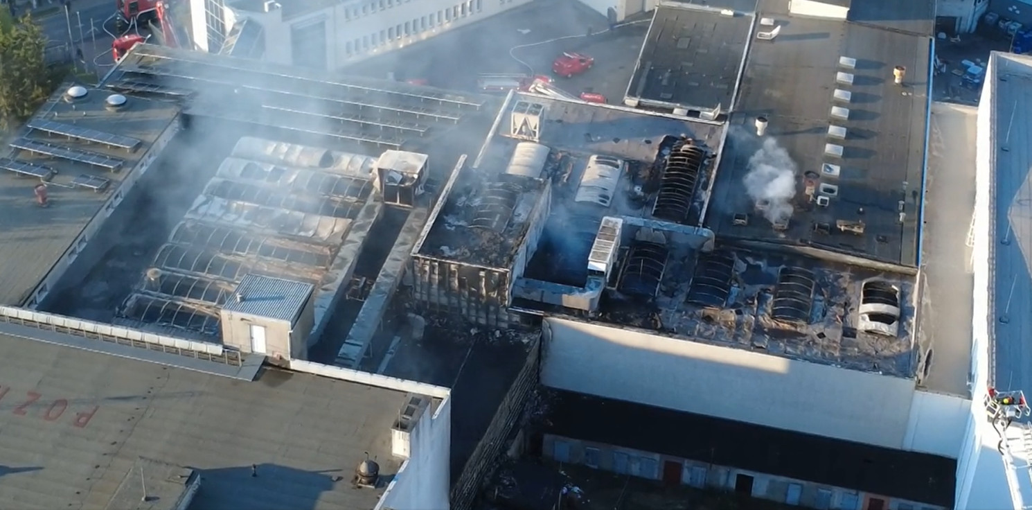 Inowrocław - Spalone i zamknięte. Po pożarze trzy obiekty są nie do użytku