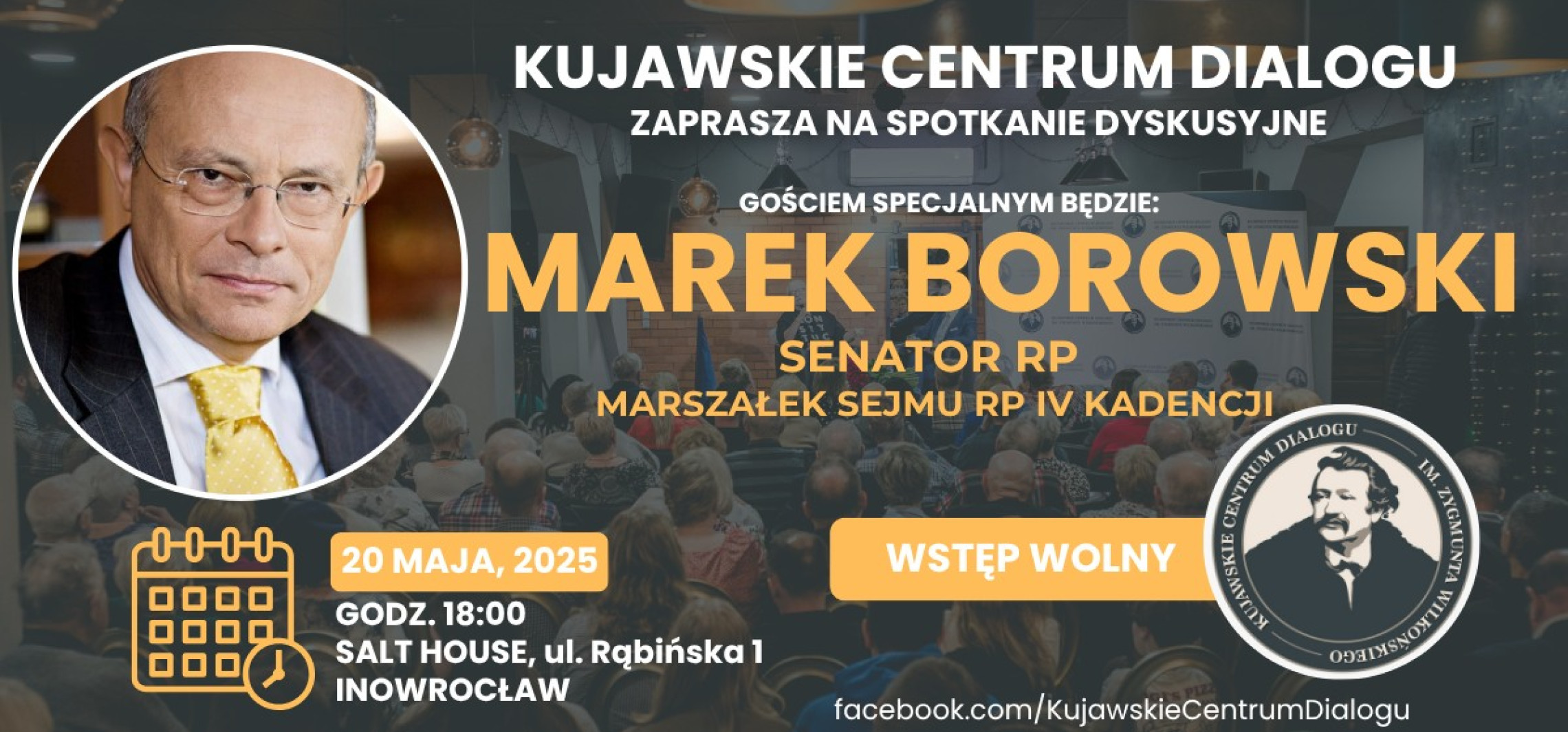 Marszałek Marek Borowski przyjedzie do Inowrocławia