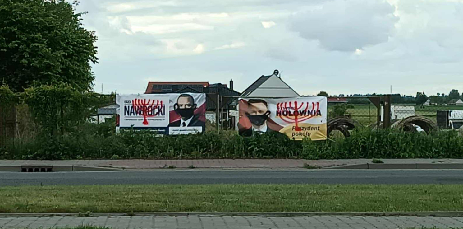 Kruszwica - Policja bada sprawę zniszczenia 20 banerów wyborczych