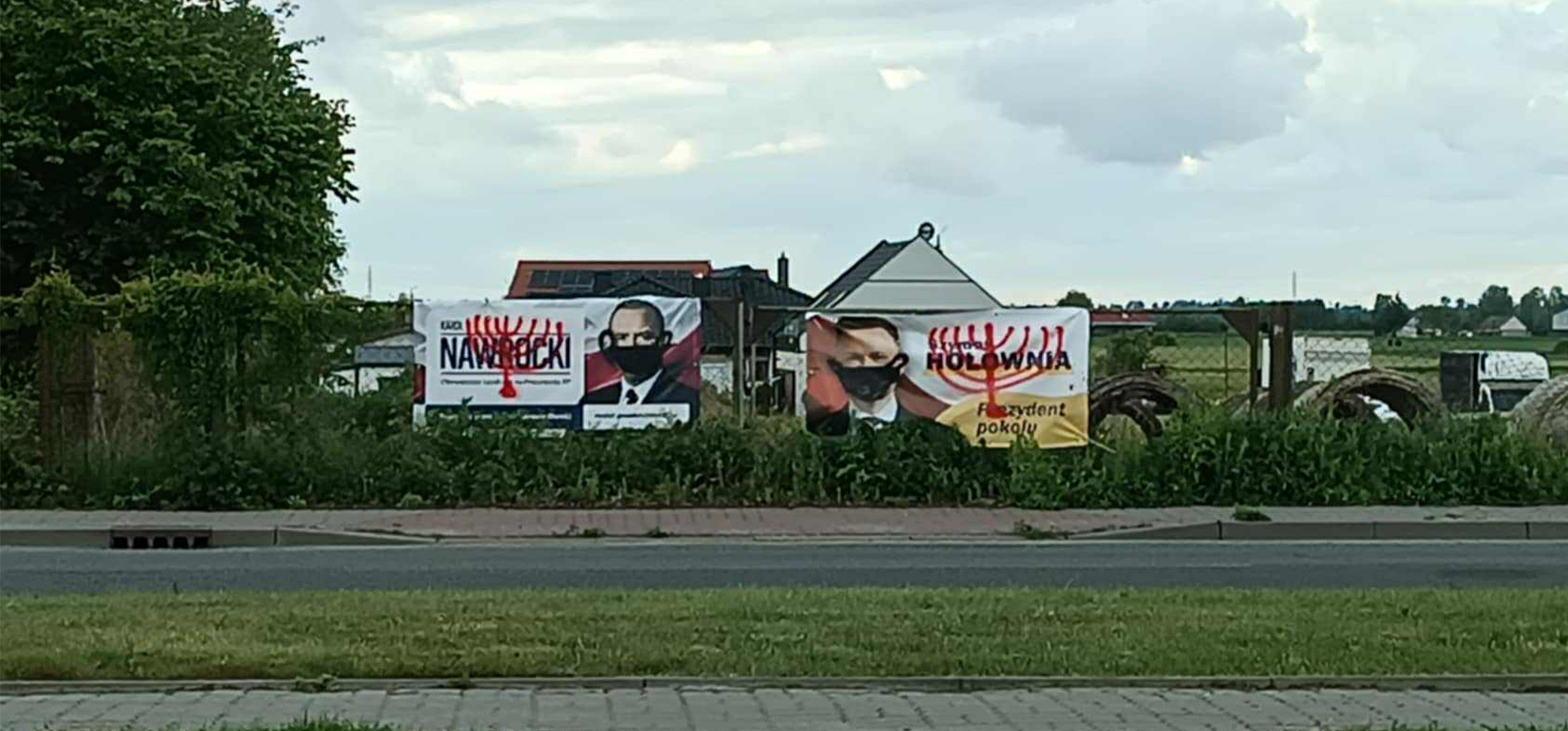 Policja bada sprawę zniszczenia 20 banerów wyborczych