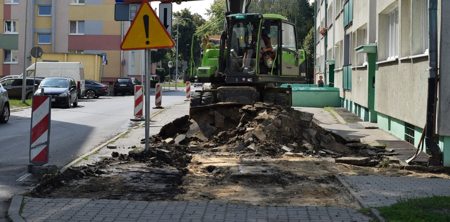 Inowrocław - Stary chodnik będzie jak nowy. Na Nowym