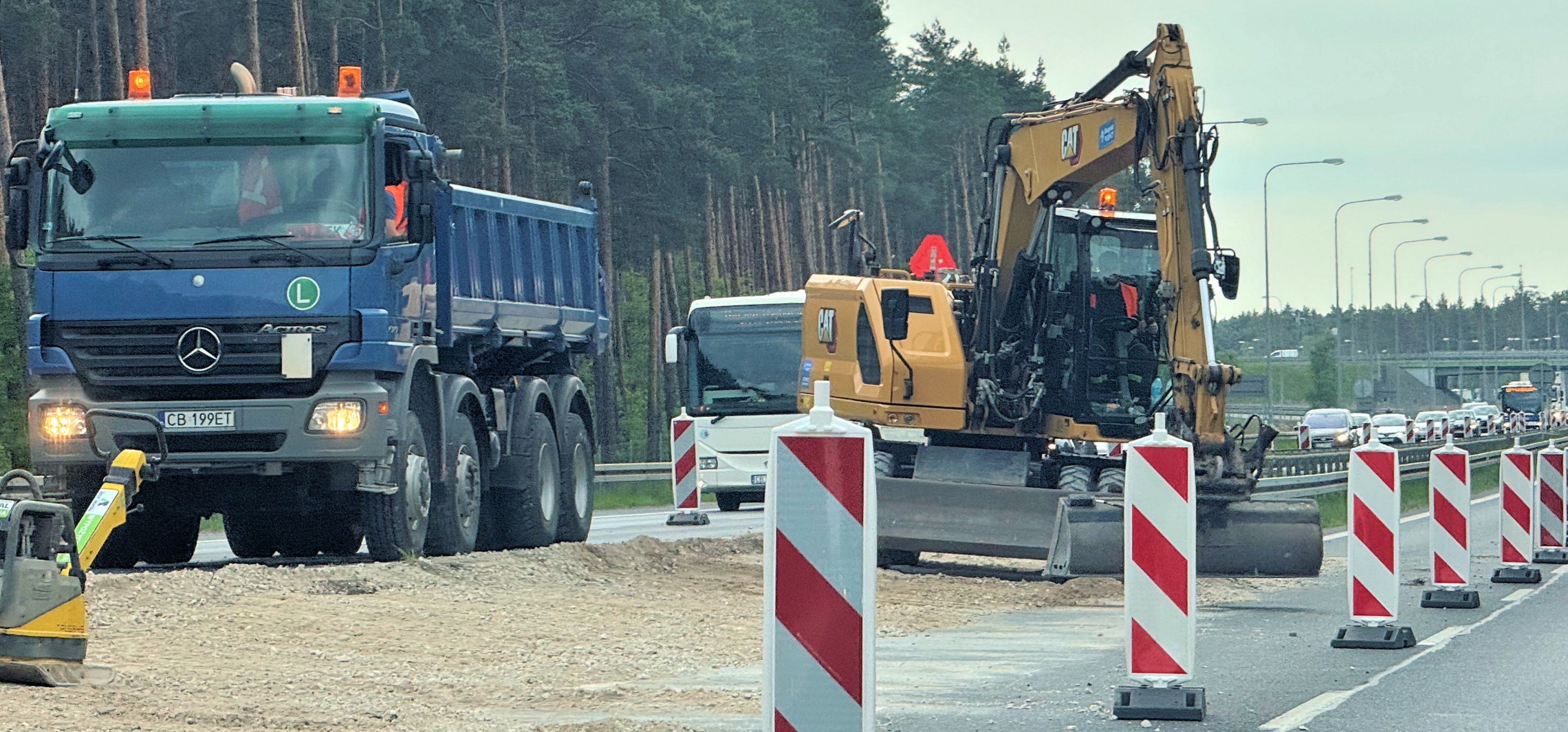 Region - Zmiana na drodze do Bydgoszczy. Przez Stryszek jedną jezdnią