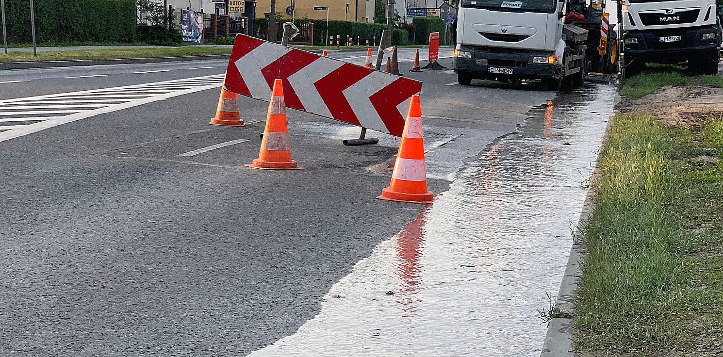 Inowrocław - Sieć wodociągowa w ul. Poznańskiej do wymiany