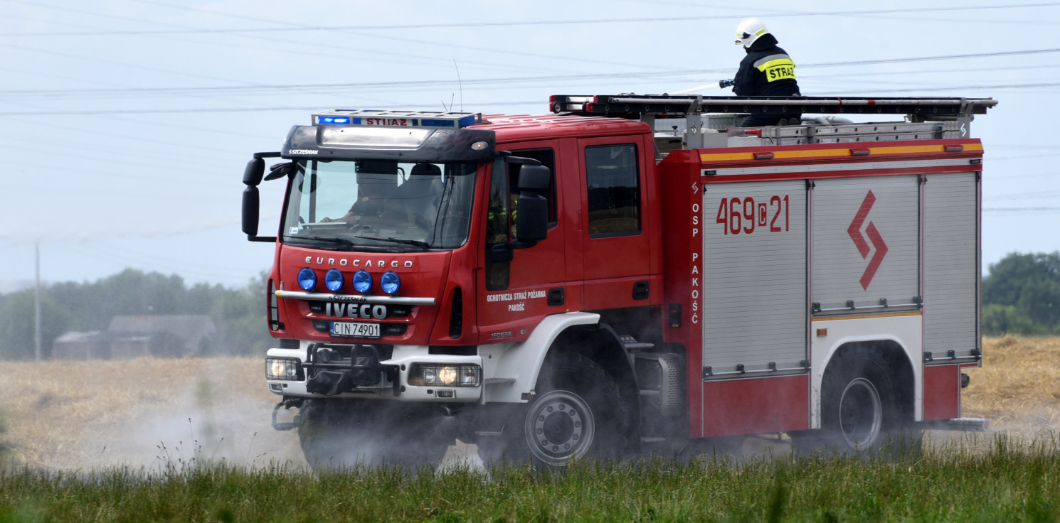 Inowrocław - Burzliwa noc w Inowrocławiu i powiecie. Strażacy mieli pełne ręce roboty