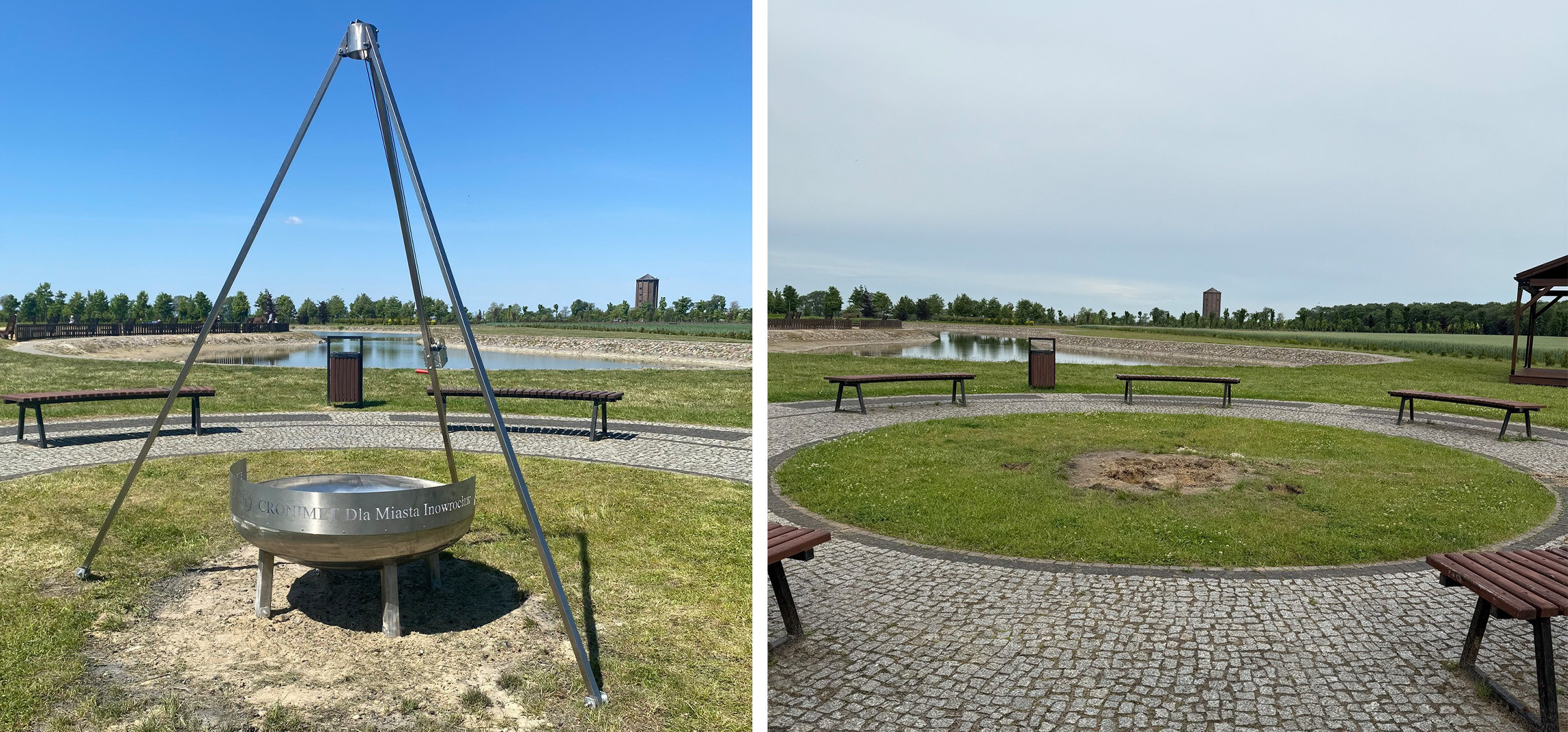 Inowrocław - Złodzieje ukradli palenisko w Solankach